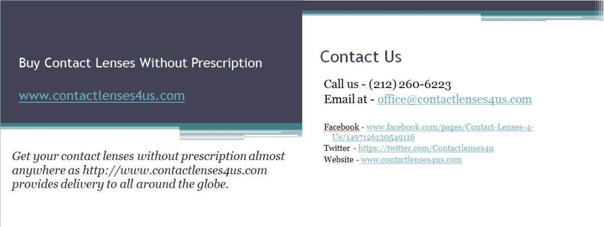 Buy Contact Lenses Without Prescription - www.contactlenses4us.com